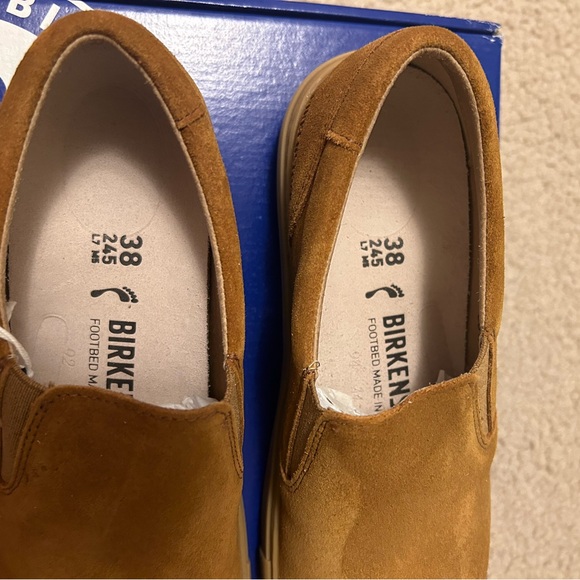 Birkenstock Oswego Casual Sneakers Mink Color Size 38 Narrow Width - Picture 6 of 7